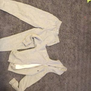 Polo matching hoodie and sweat pants
